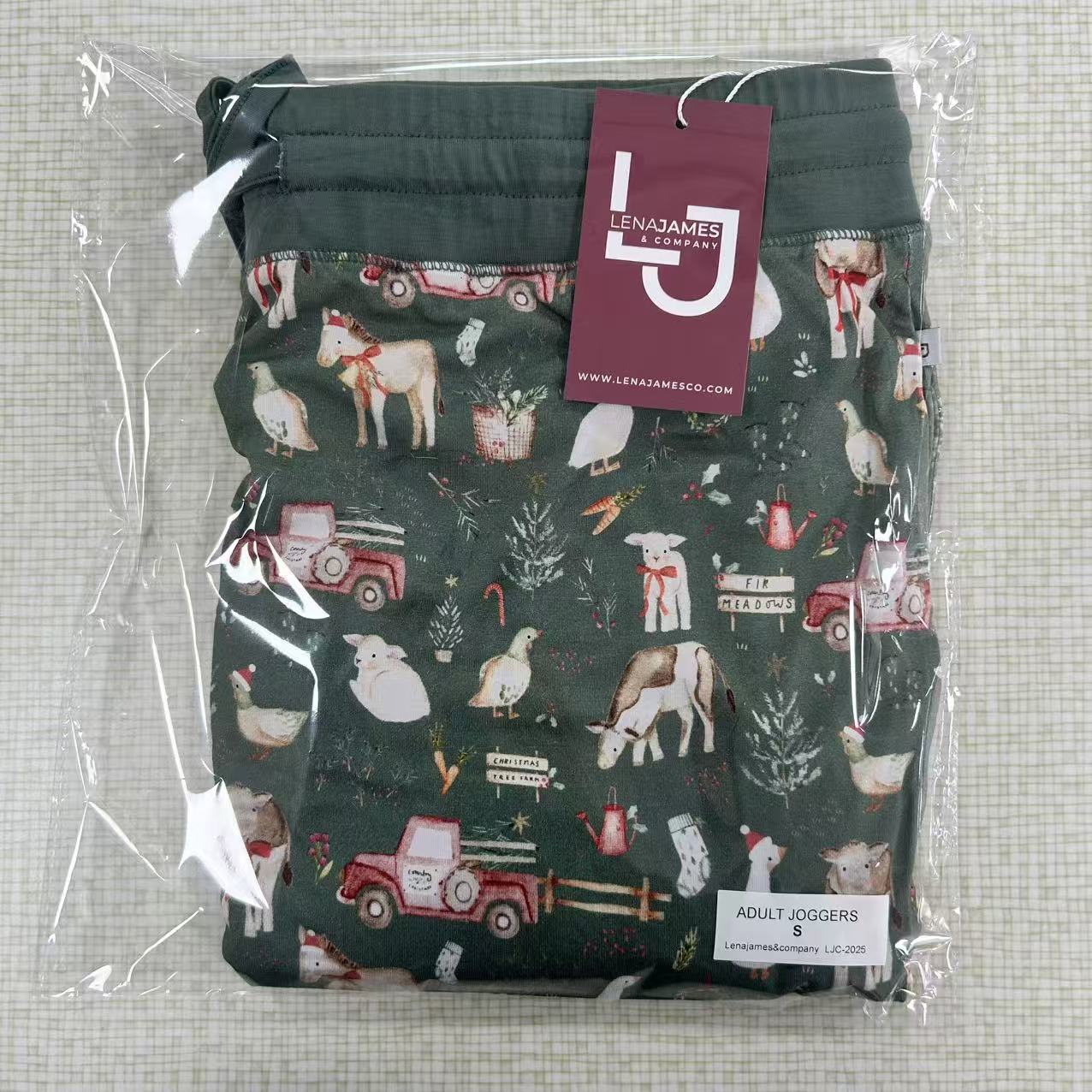 Christmas on the Farm | Adult Jogger w/ Pockets