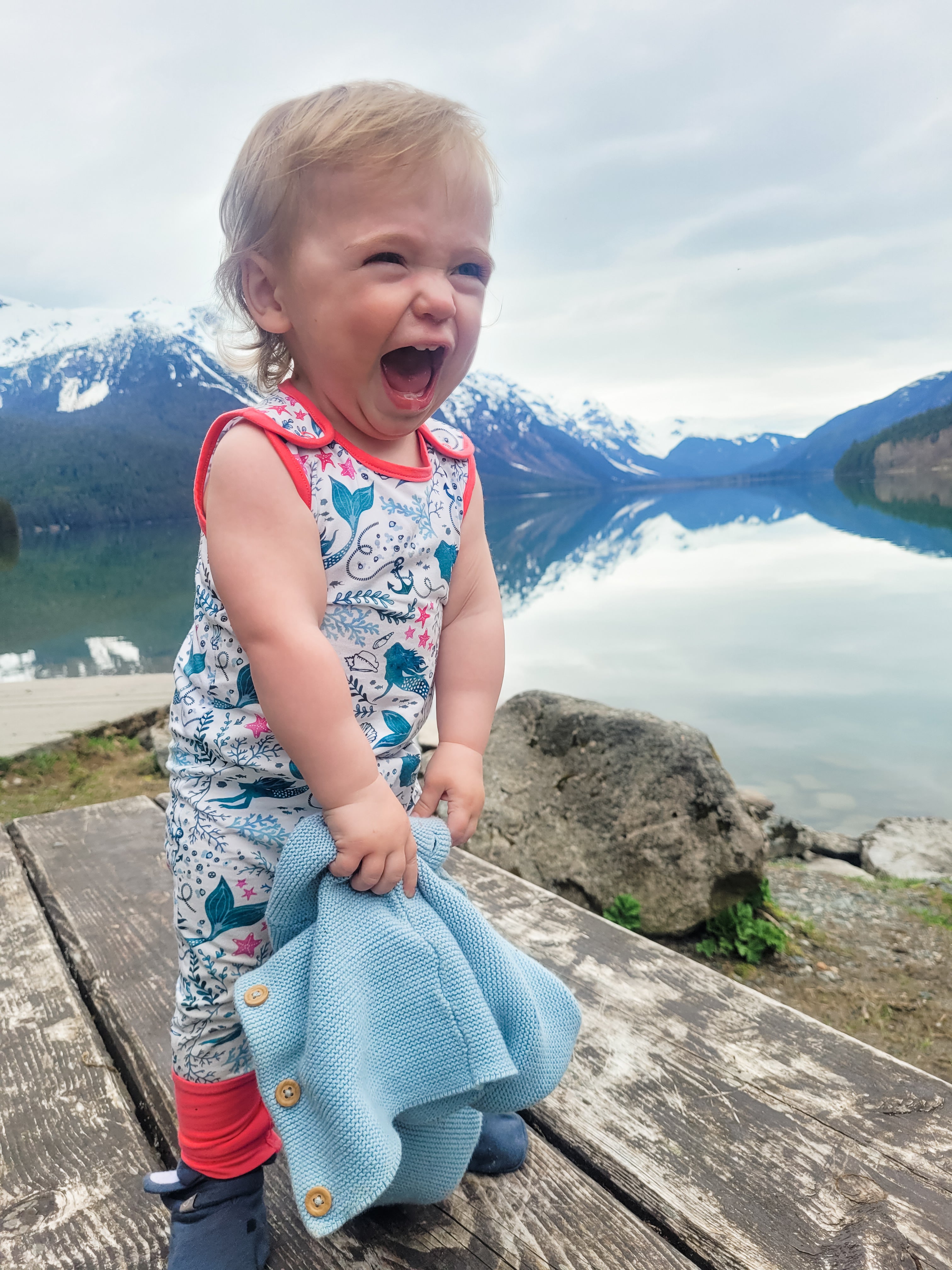 Under the Sea | Grow-with-Me Sleeveless Romper | FINAL SALE