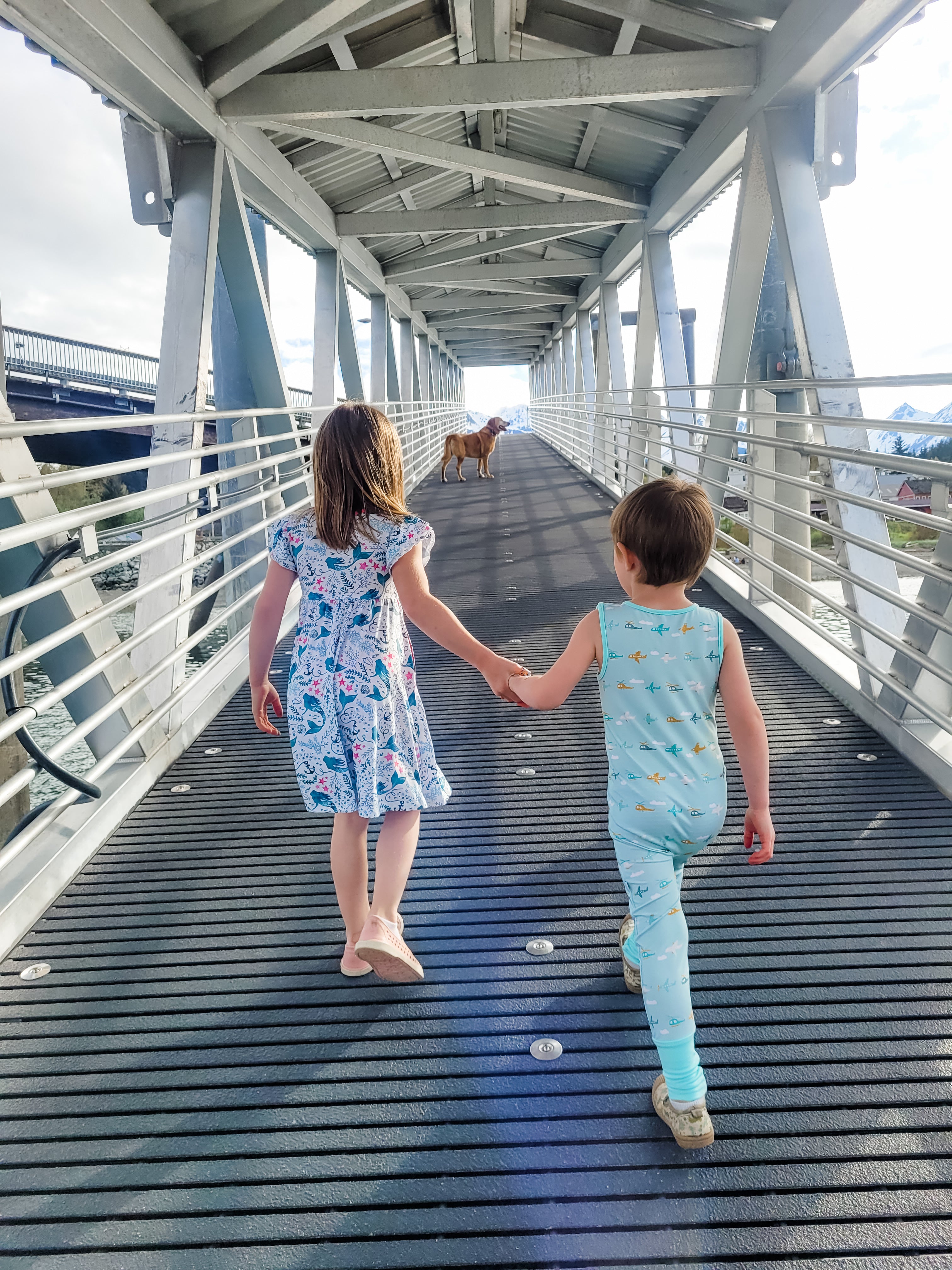 Porter's Planes | Sleeveless Grow-with-Me Romper | FINAL SALE