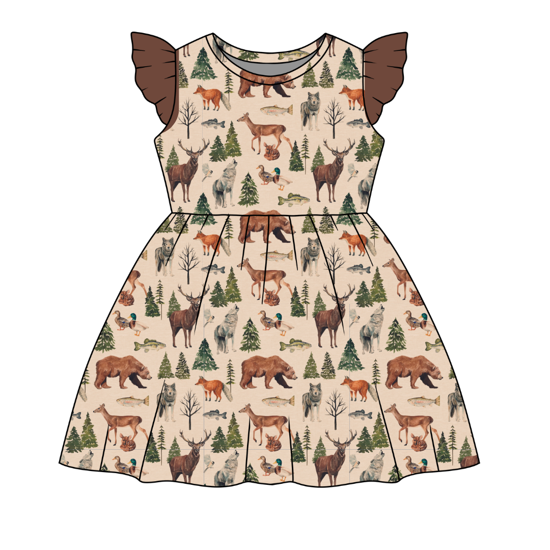 PRE-SALE SHIPS SEPT 30| Tundra Friends | Isla Dress