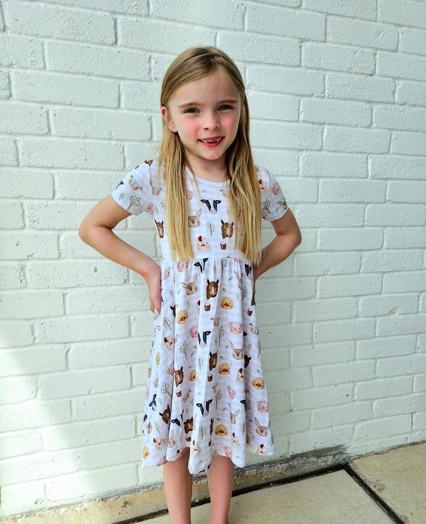 Farm Friends | T-Shirt Twirl Dress