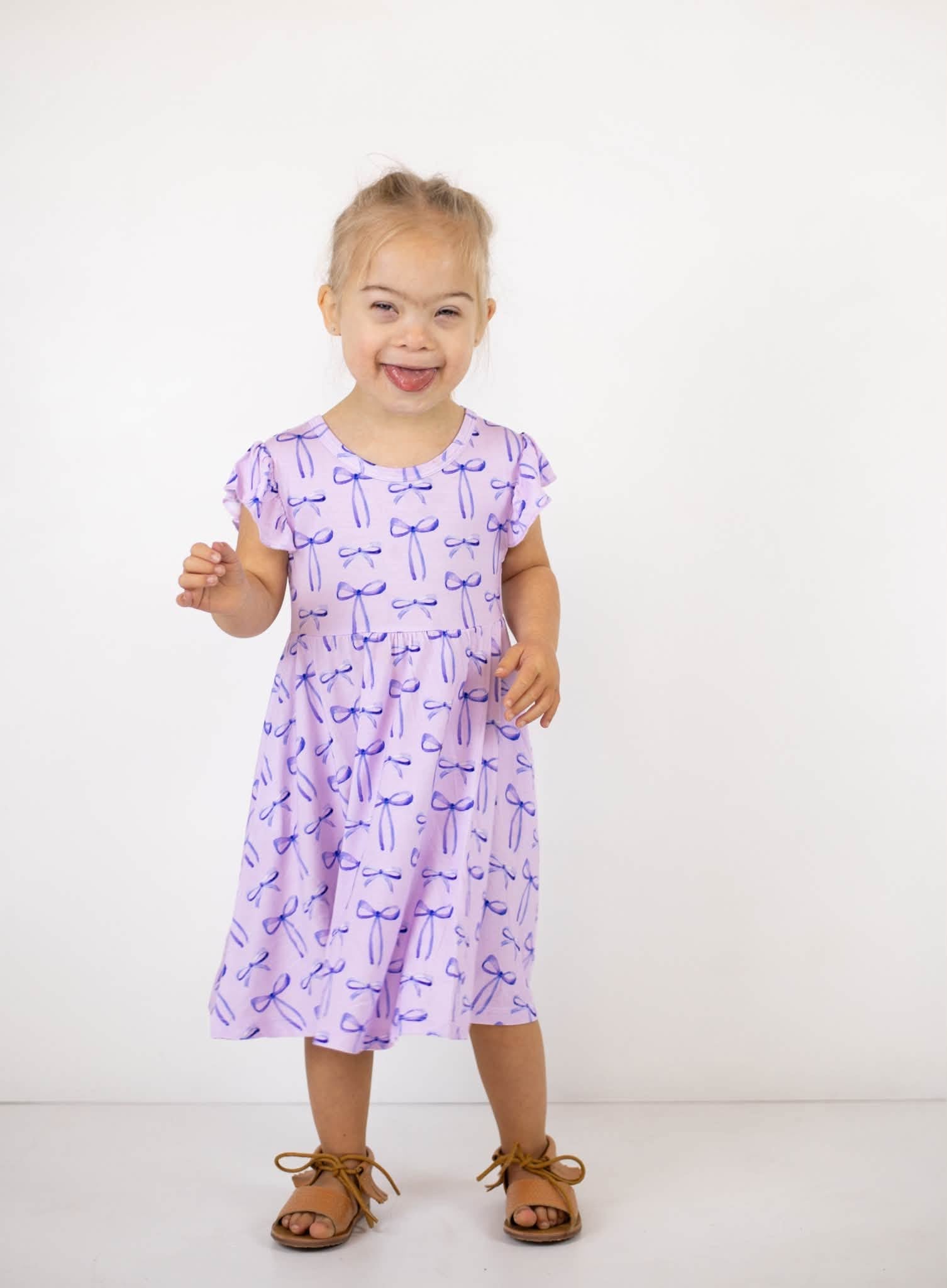 Purple Bows | Isla Dress