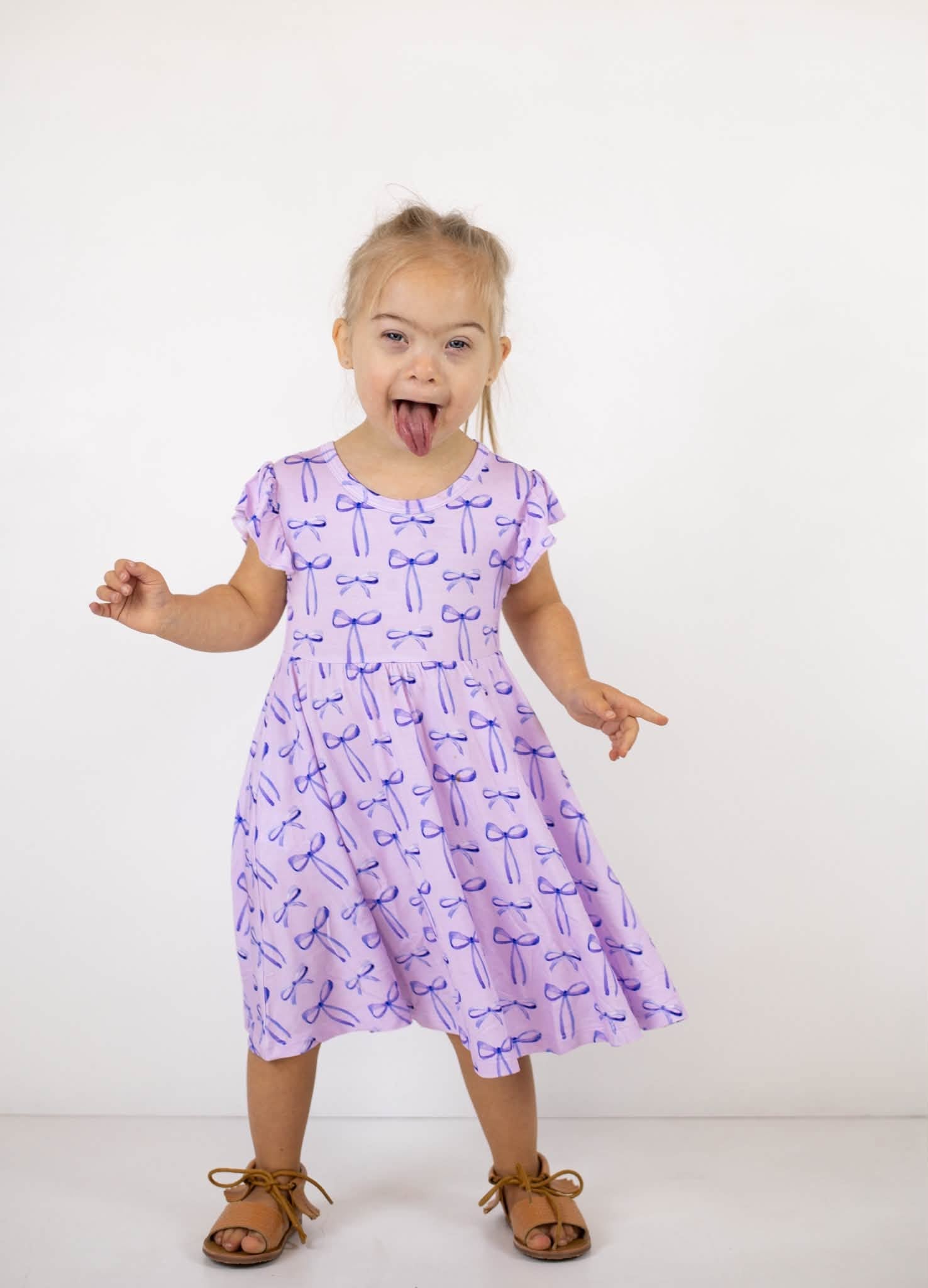 Purple Bows | Isla Dress