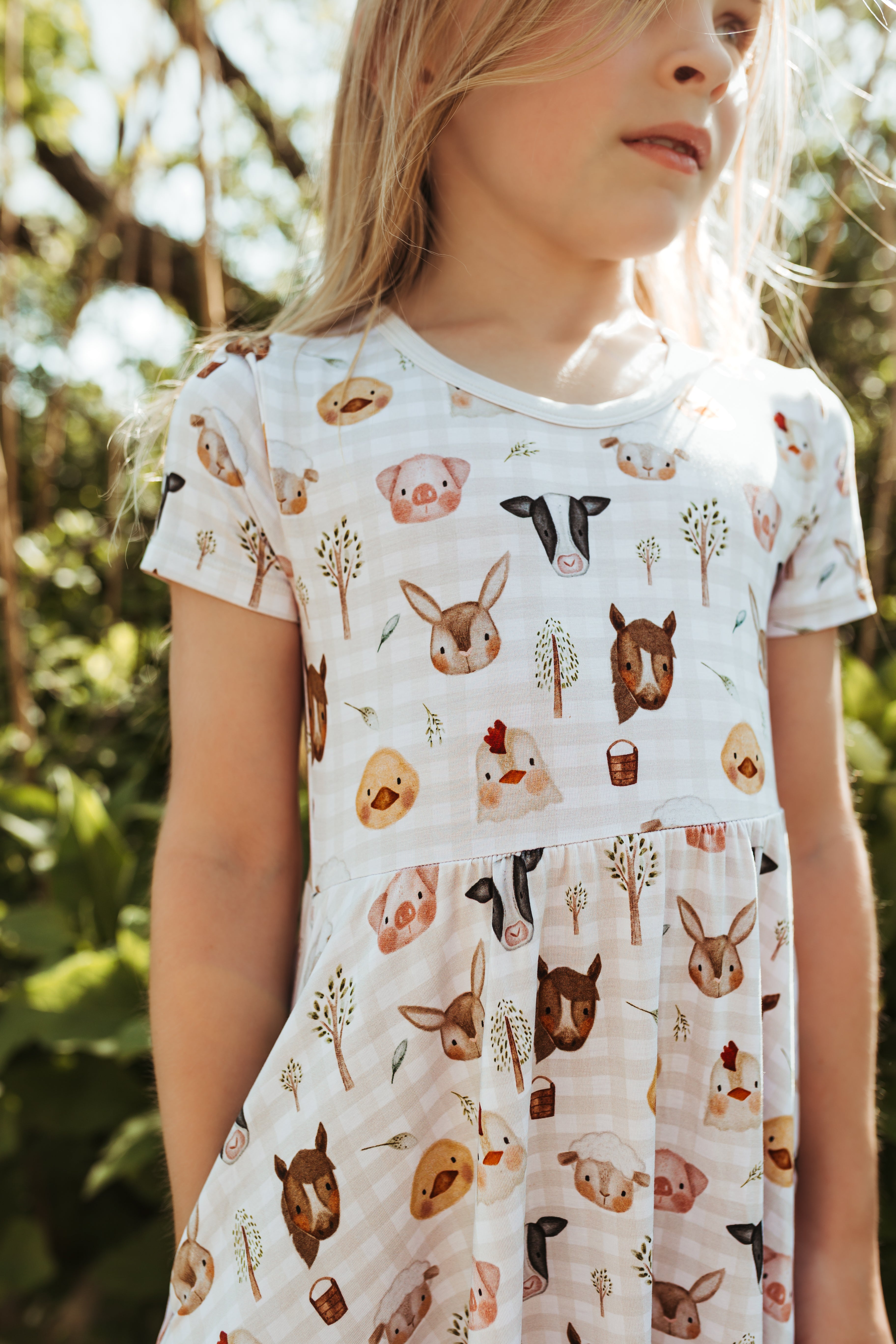Farm Friends | T-Shirt Twirl Dress