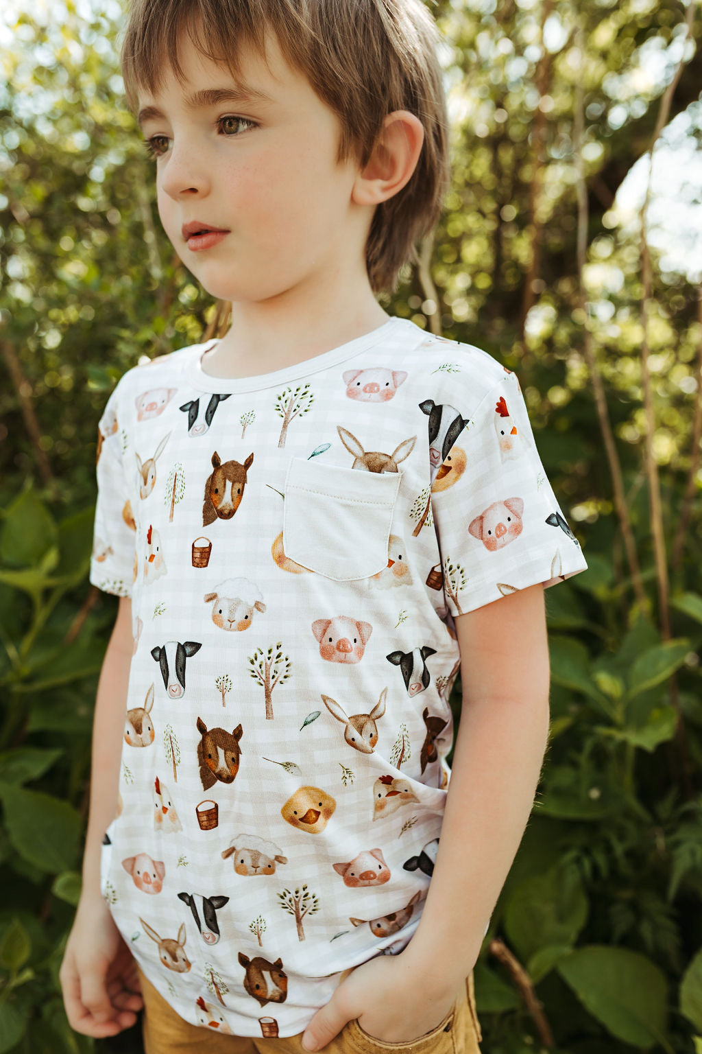 Farm Friends | Pocket Tee