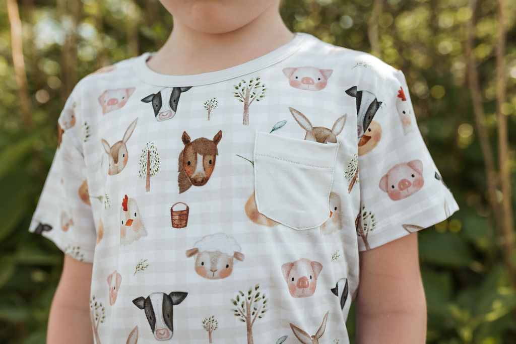 Farm Friends | Pocket Tee
