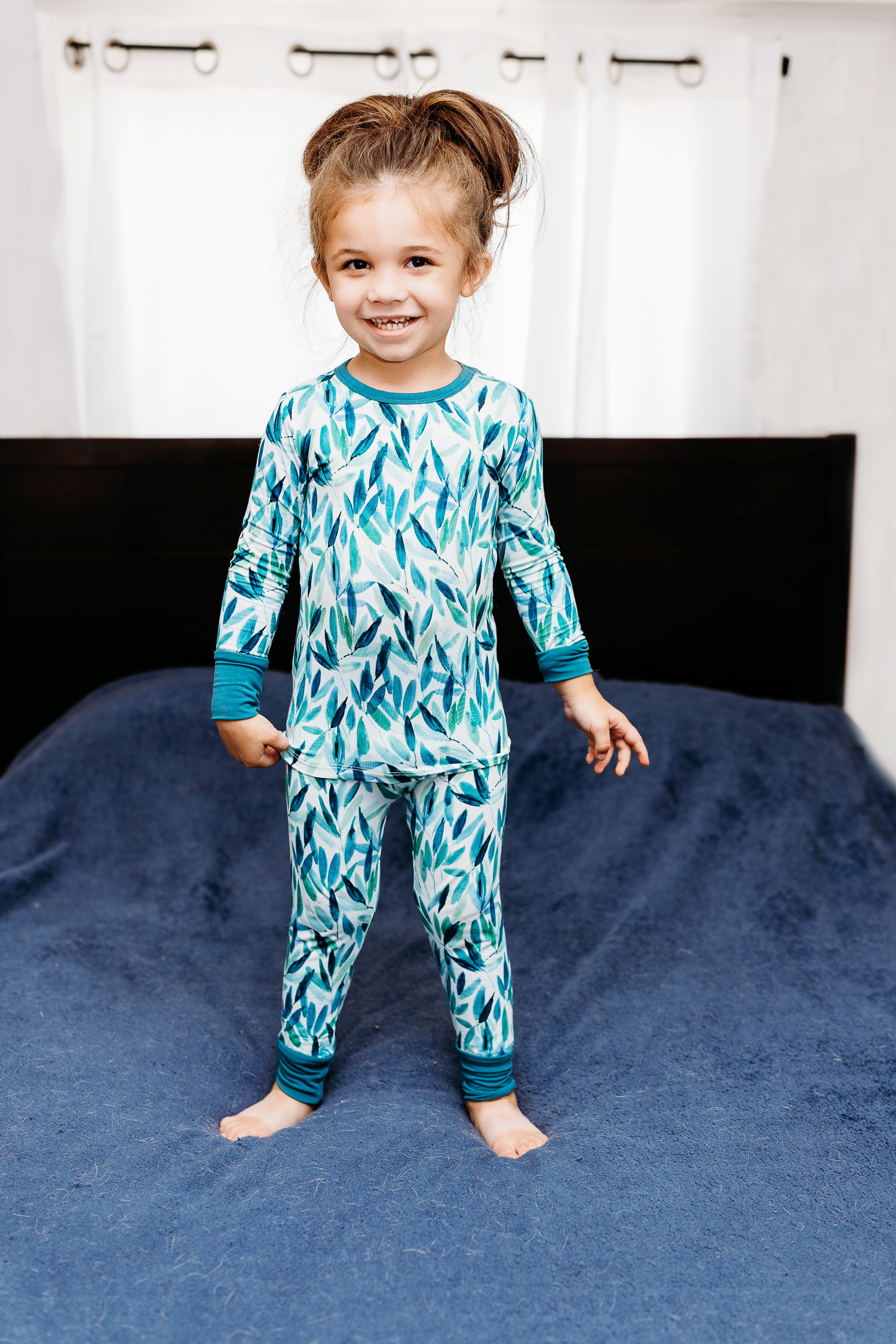 Teal Rainforest | 2 Piece PJ | FINAL SALE