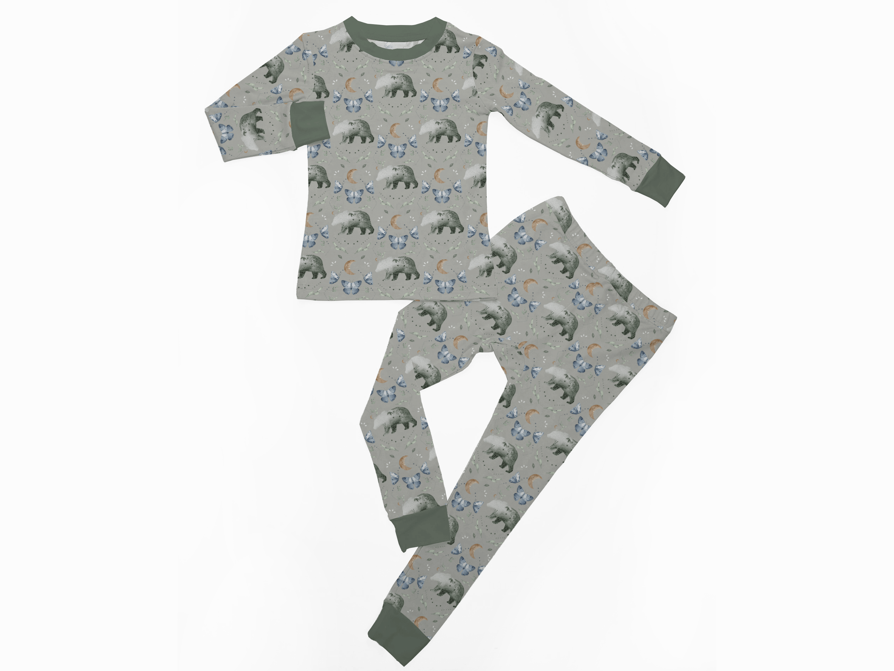 PRE-SALE SHIP SEPT 30 | Beary Magical | 2-Piece Long-Sleeve PJ Set