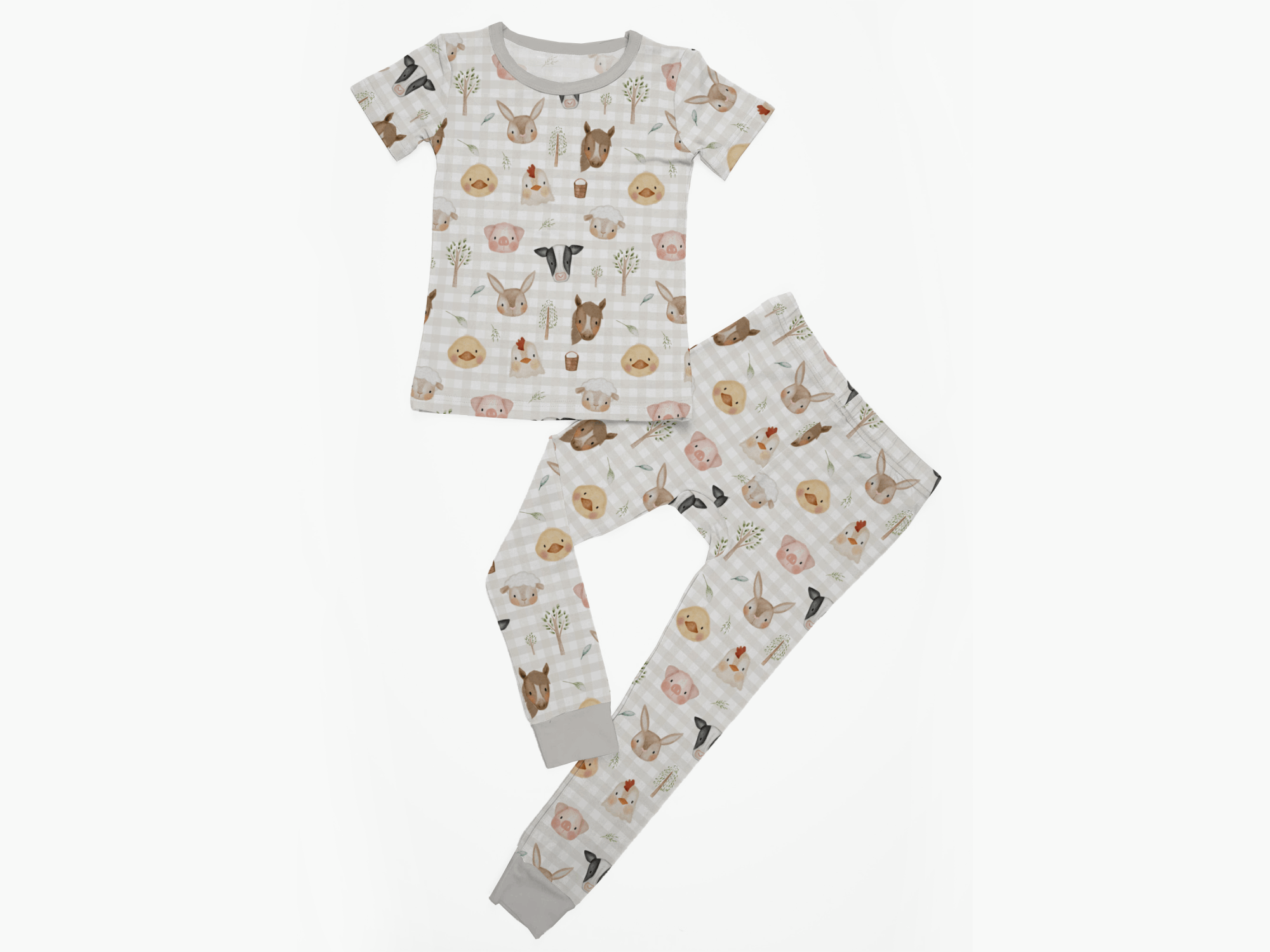 Farm Friends | 2-Piece Short-Sleeve PJ Set