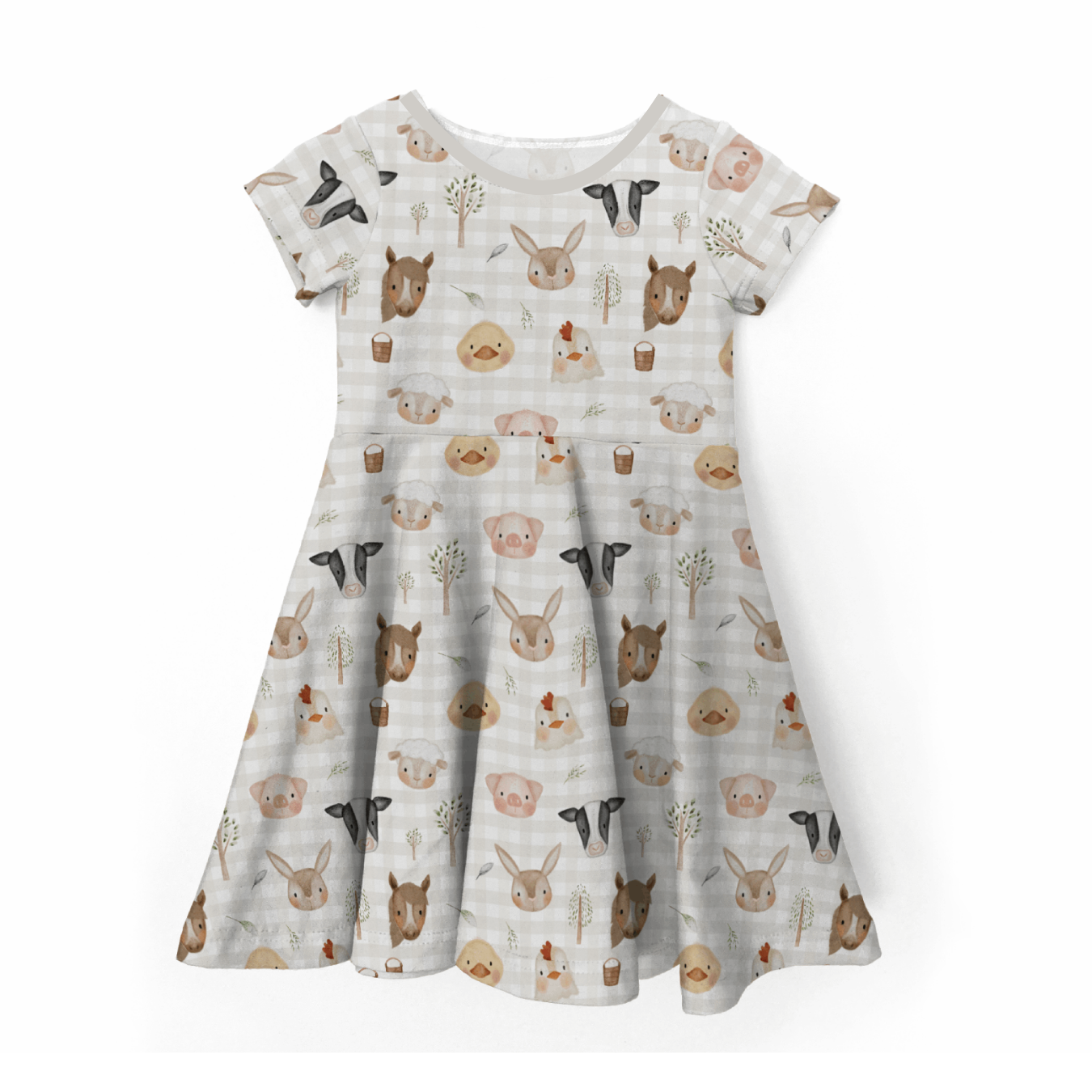 Farm Friends | T-Shirt Twirl Dress