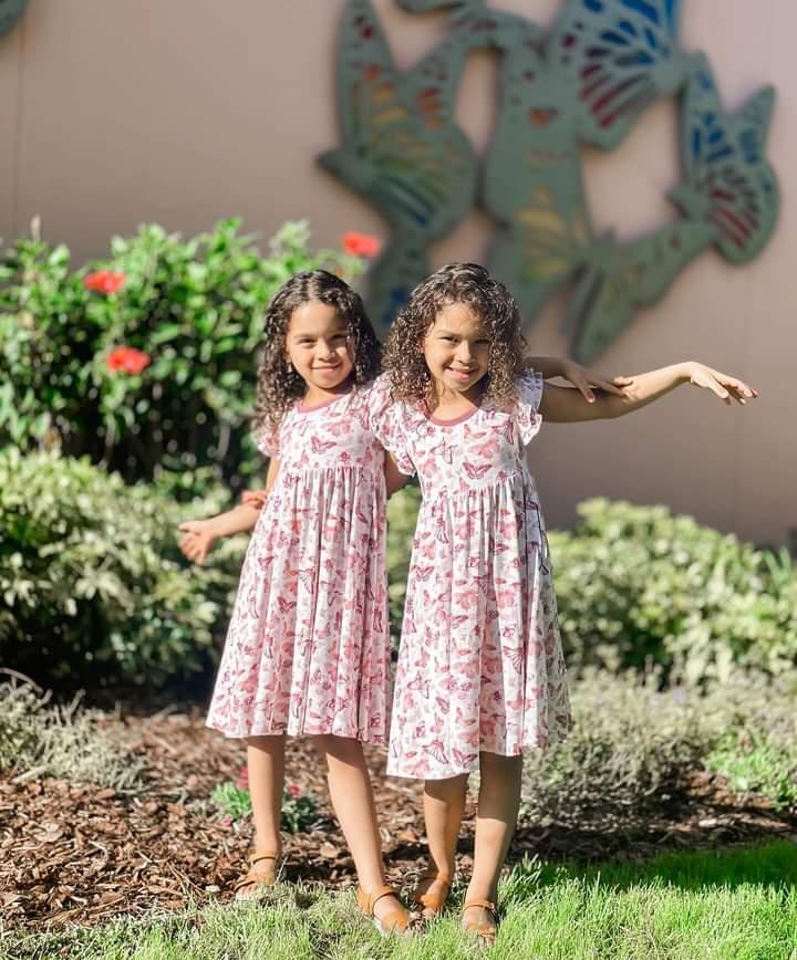 Mauve Mariposa | Isla Dress