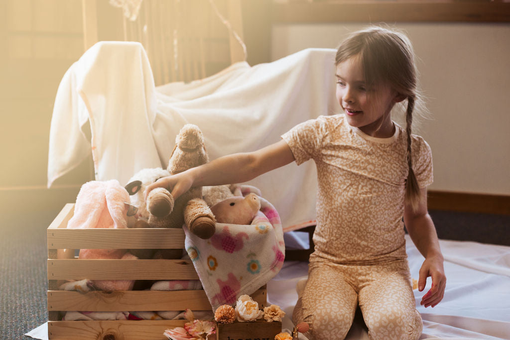Neutral Leopard | 2-Piece PJ Short-Sleeve