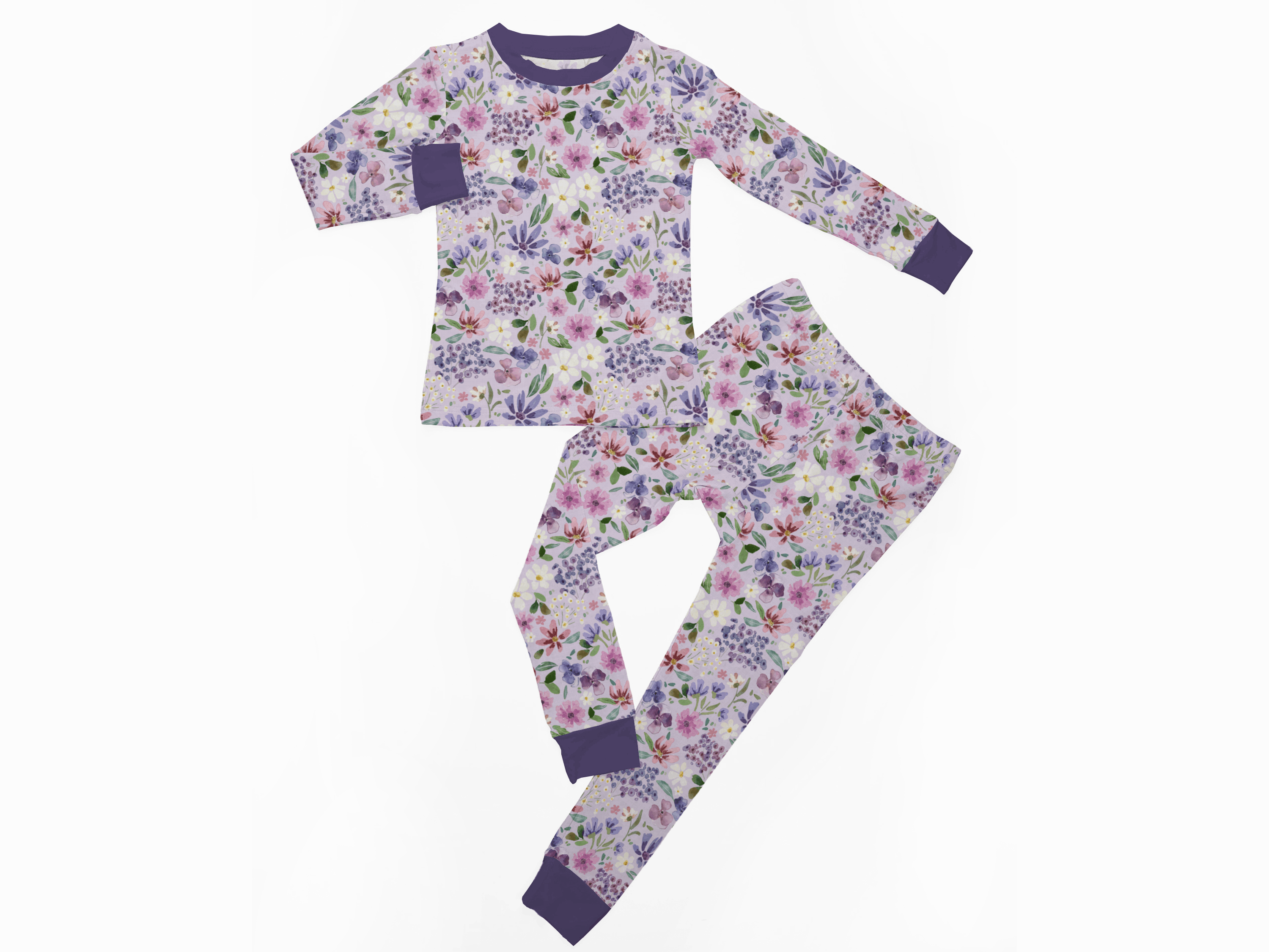 Whimsical Wildflowers | 2-Piece Long-Sleeve PJ Set