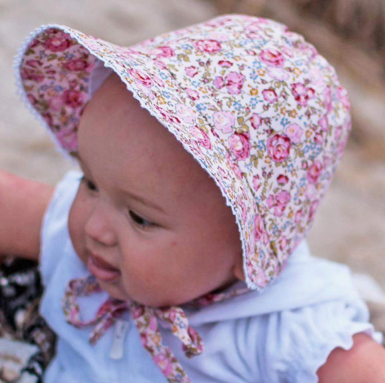 Cottage Garden Sunbonnet | 0-3 Only