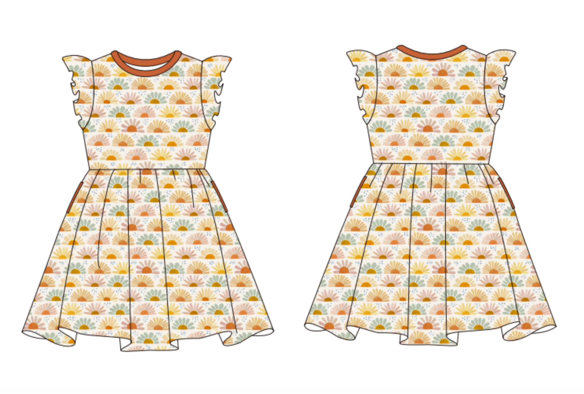 Sun-Flowers (Daisies) | Isla Dress