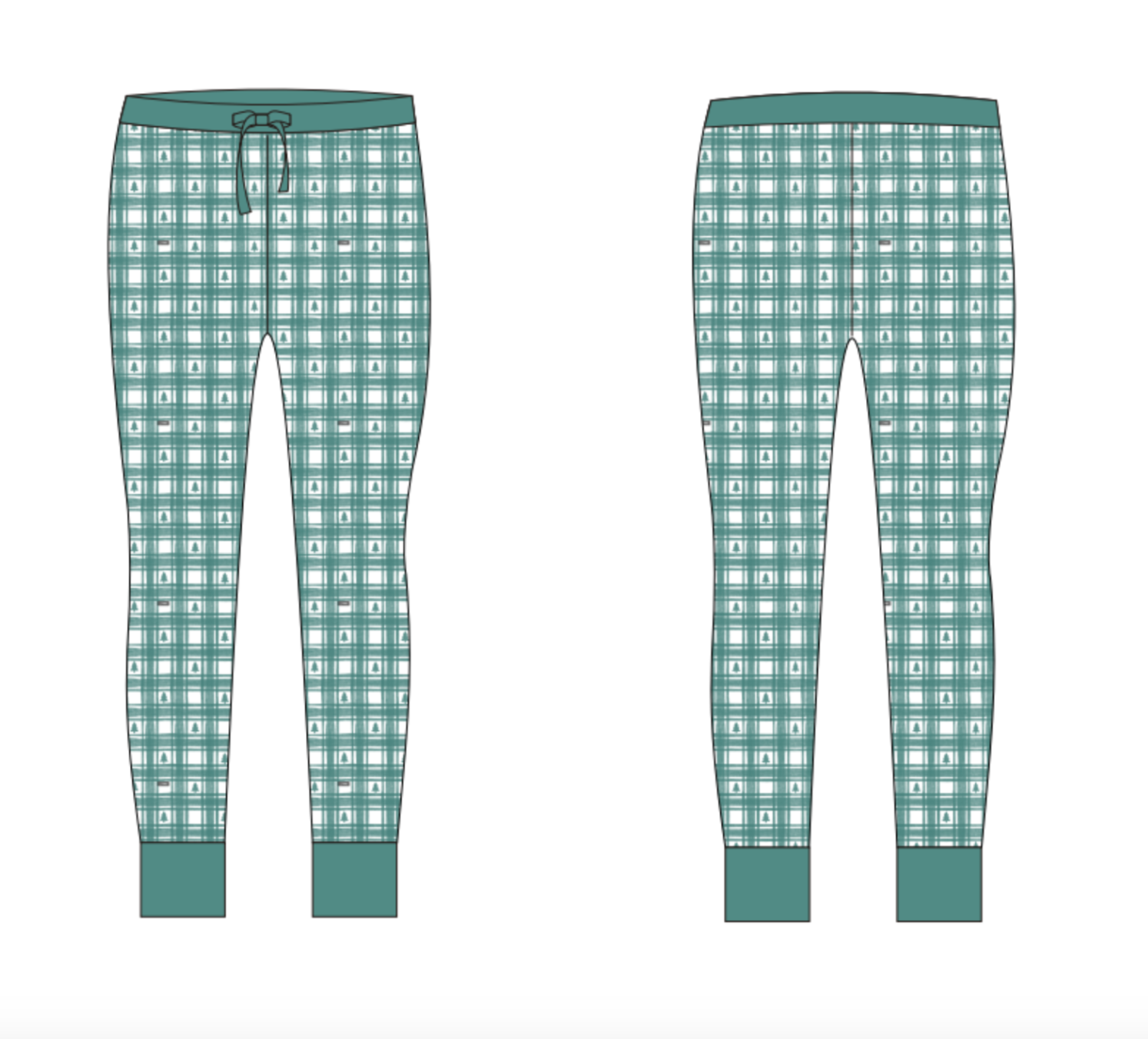 Holiday Plaid | 2024 | Adult Jogger w/ Pockets | FINAL SALE