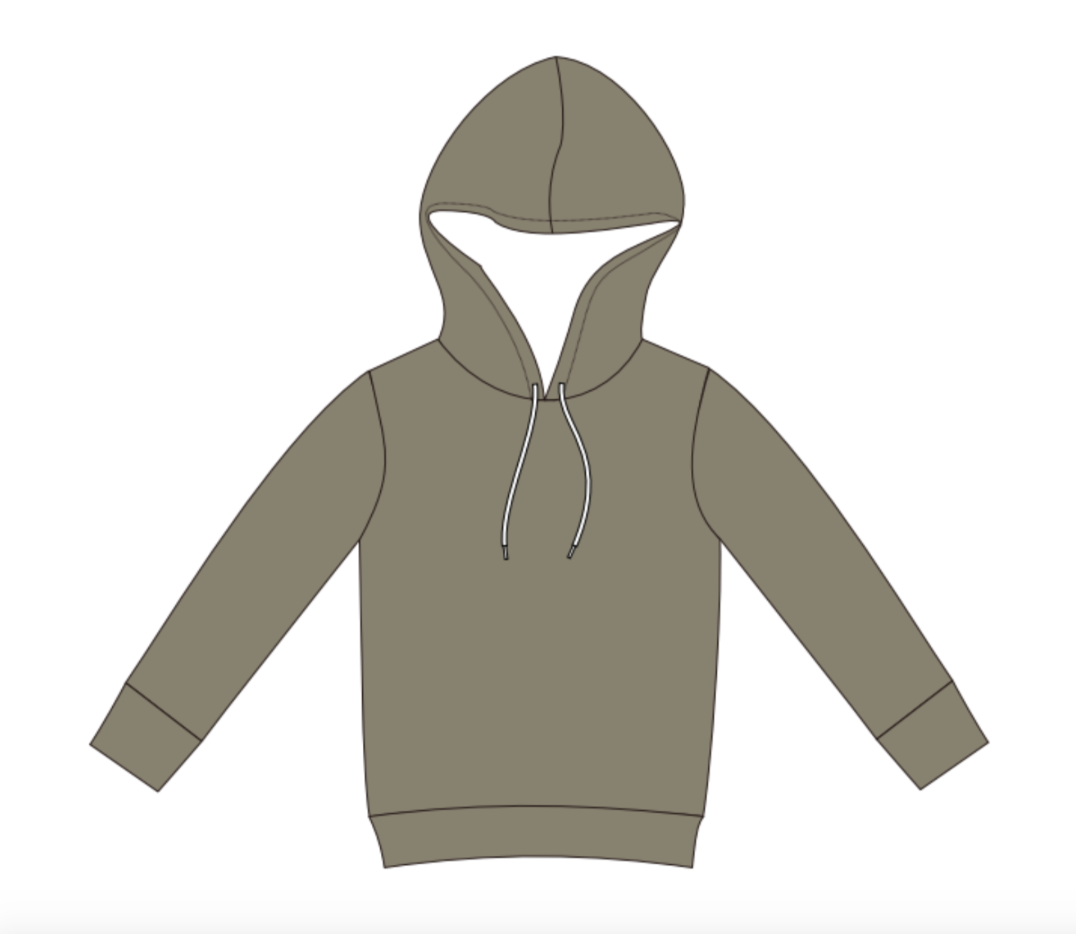 PRE-SALE SHIPS SEPT 30 | Solid Green/Grey | Lightweight Mama Hoodie