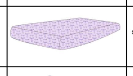 Purple Bows | Crib Sheet