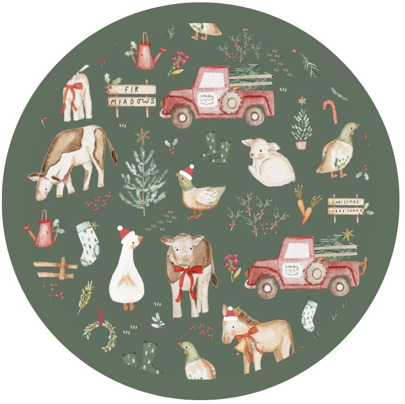 Christmas on the Farm | 2-Piece Long-Sleeve PJ Set