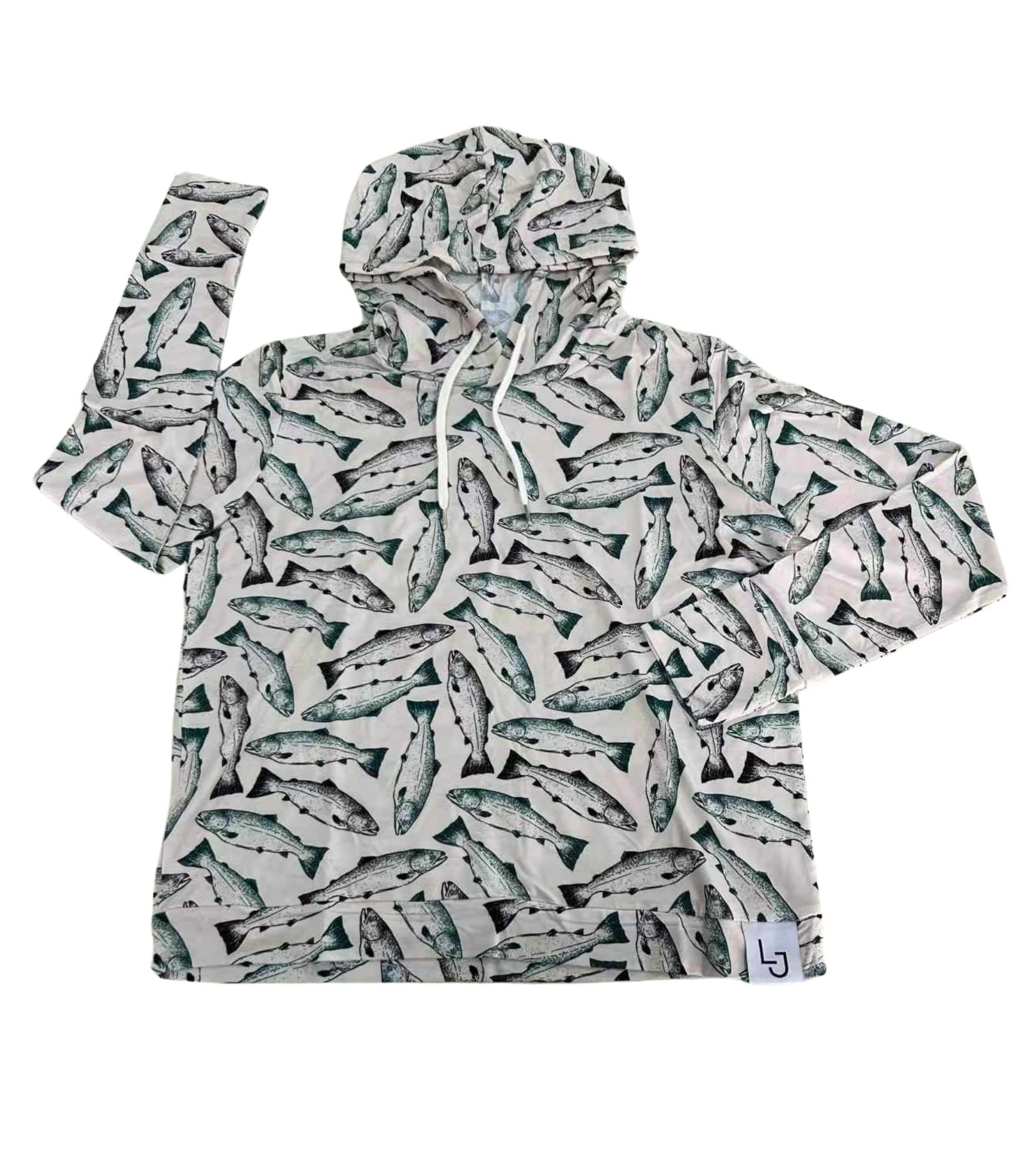Wild Alaskan Salmon | Adult Lightweight Hoodie