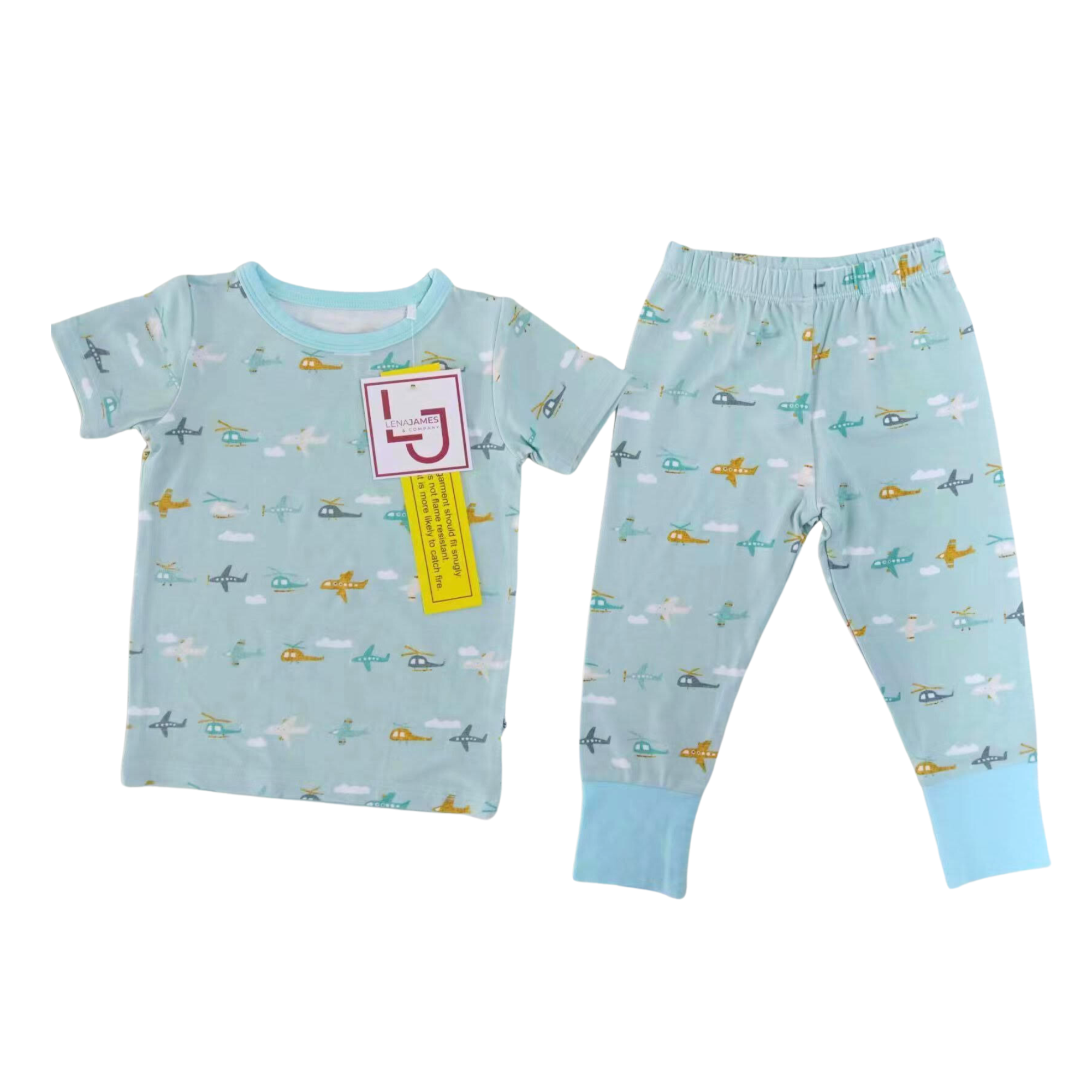 Porter's Planes | 2-Piece PJ Short-Sleeve