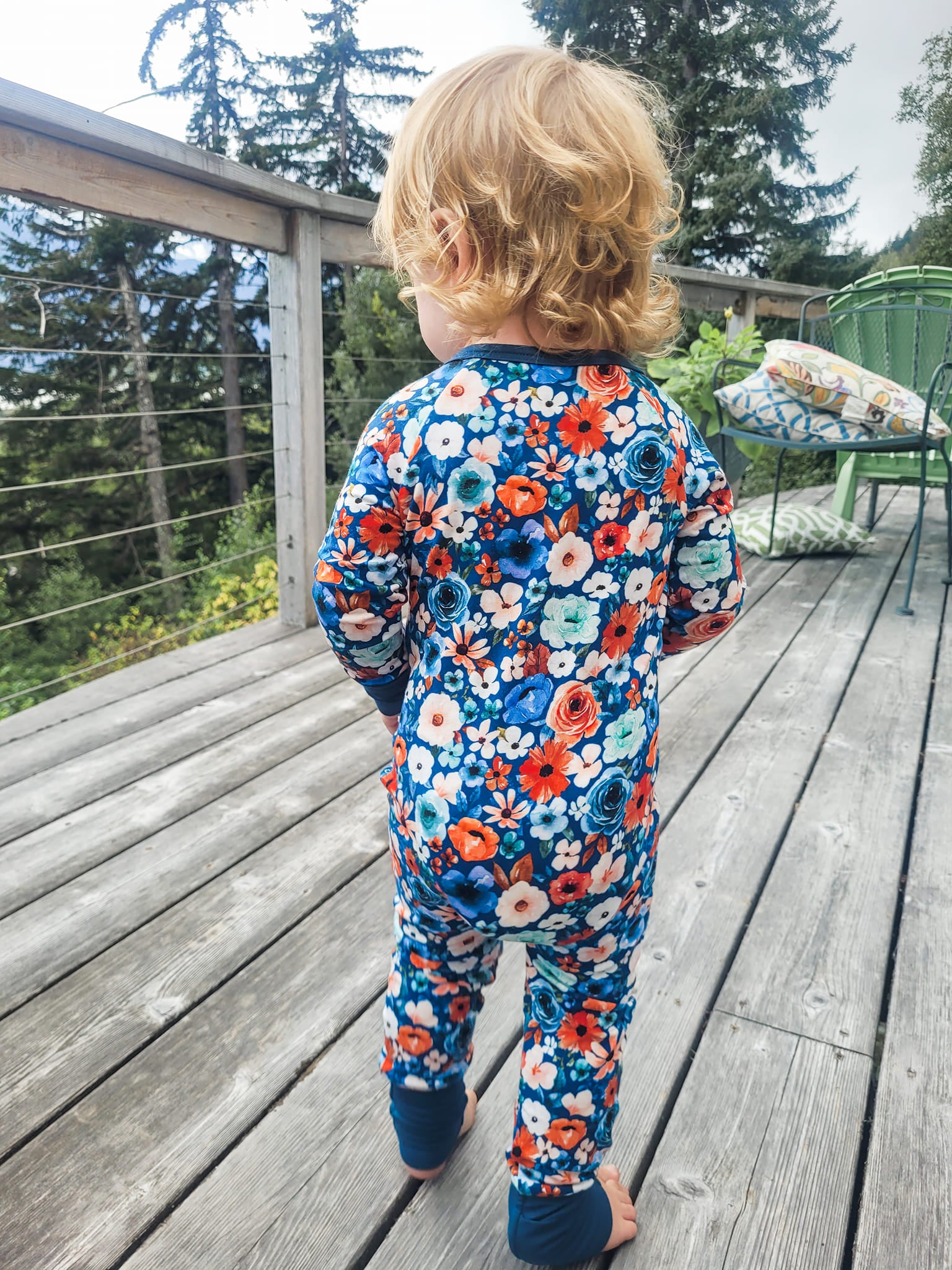 Rust & Royal Floral | Grow-with-Me Zippy | FINAL SALE