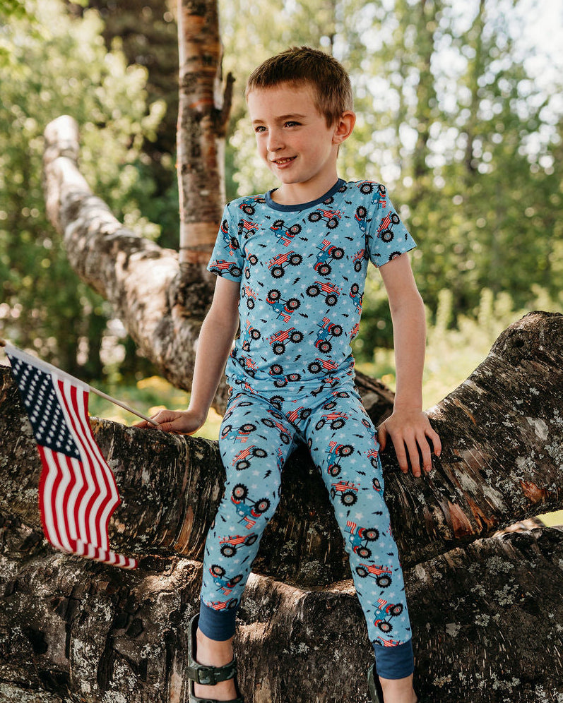Monster Trucks | 2-Piece Short-Sleeve PJ Set