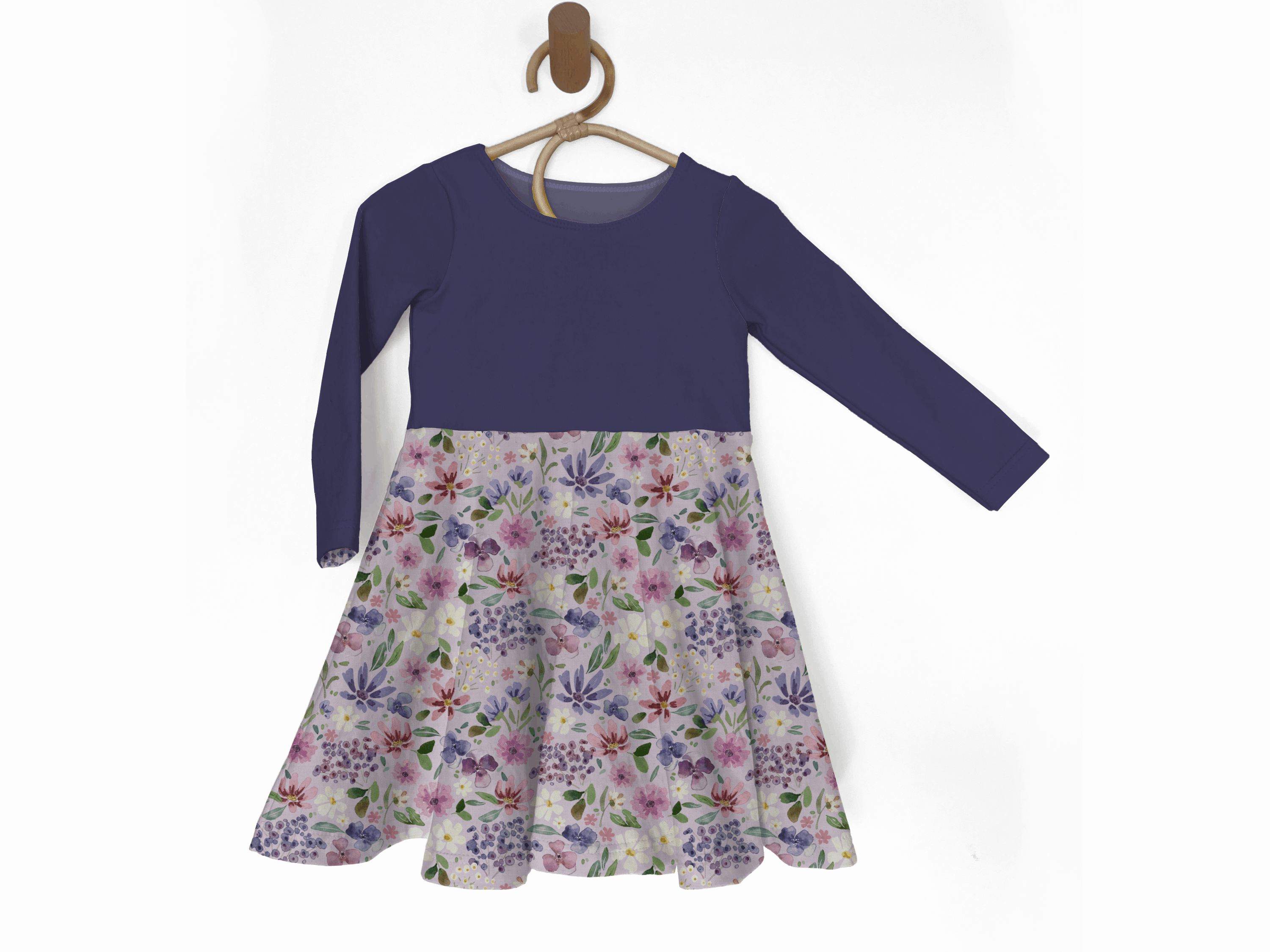 Whimsical Wildflowers | LS Twirl Dress