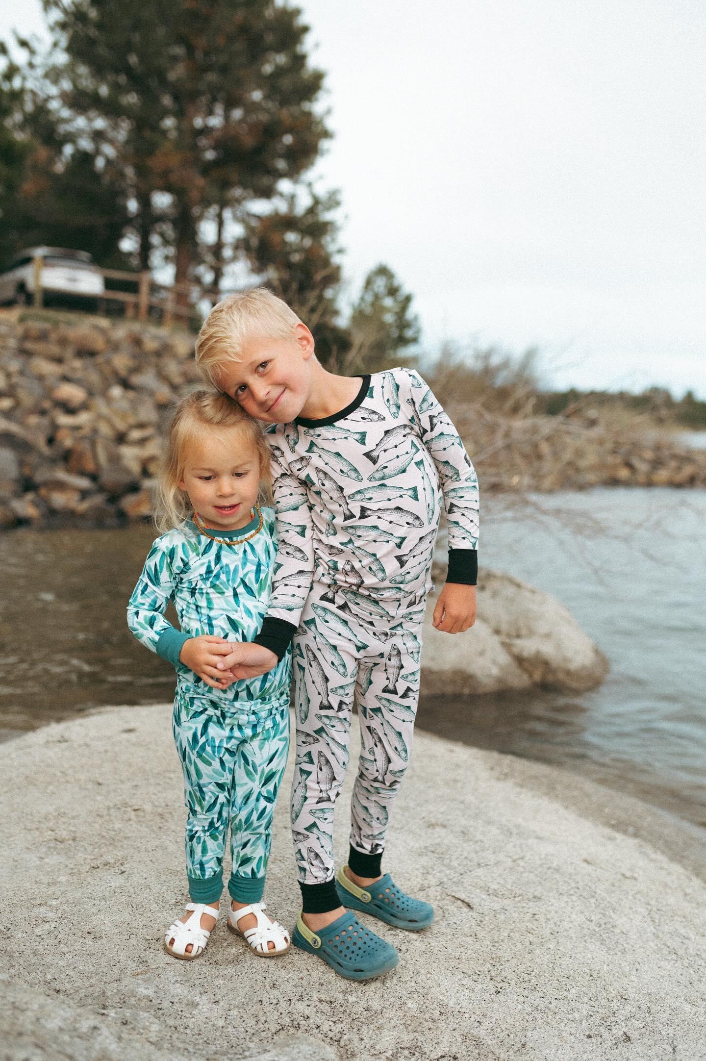 Teal Rainforest | 2 Piece PJ | FINAL SALE