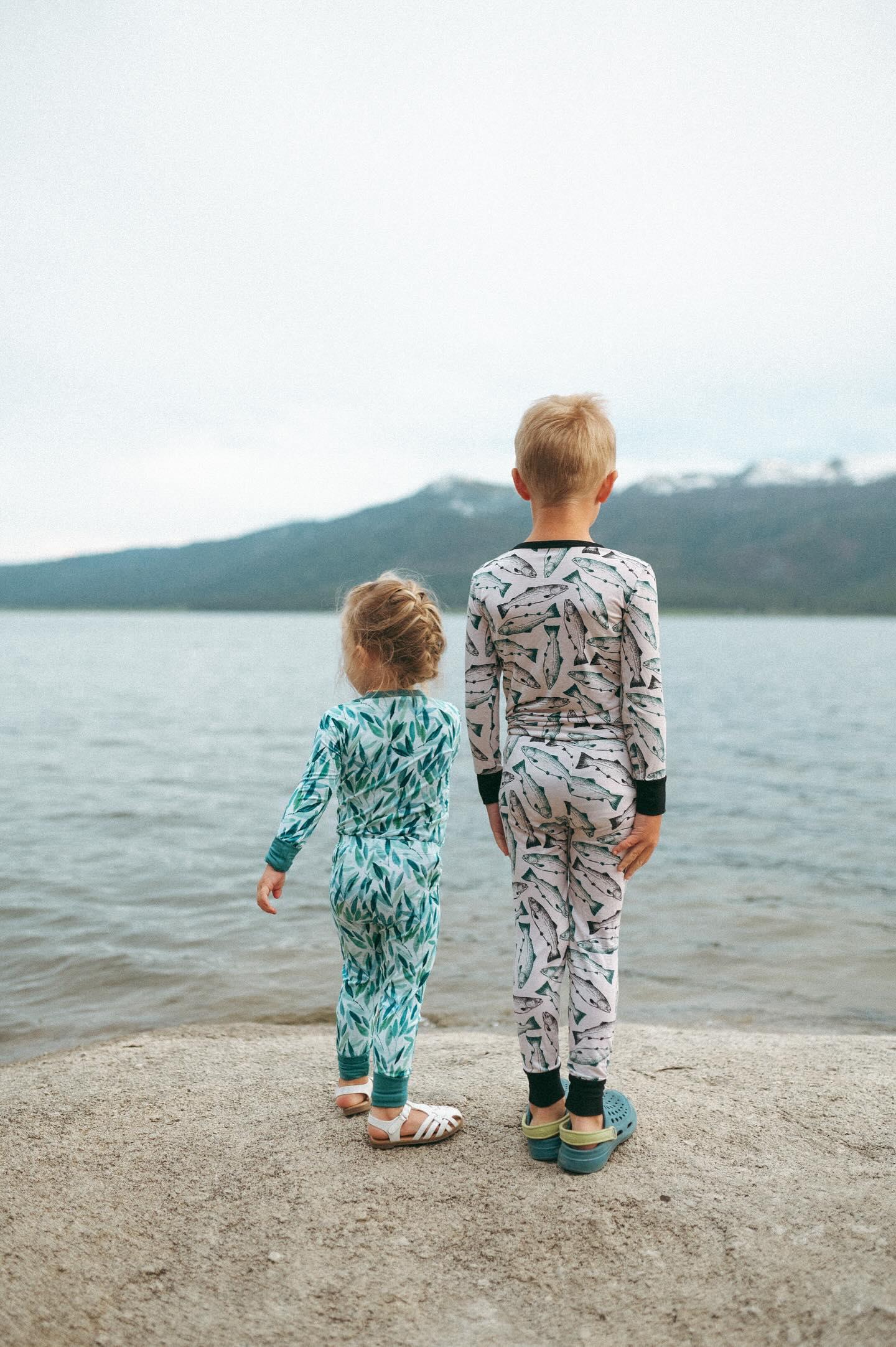 Wild Alaskan Salmon | LONG Sleeve 2-Piece PJ