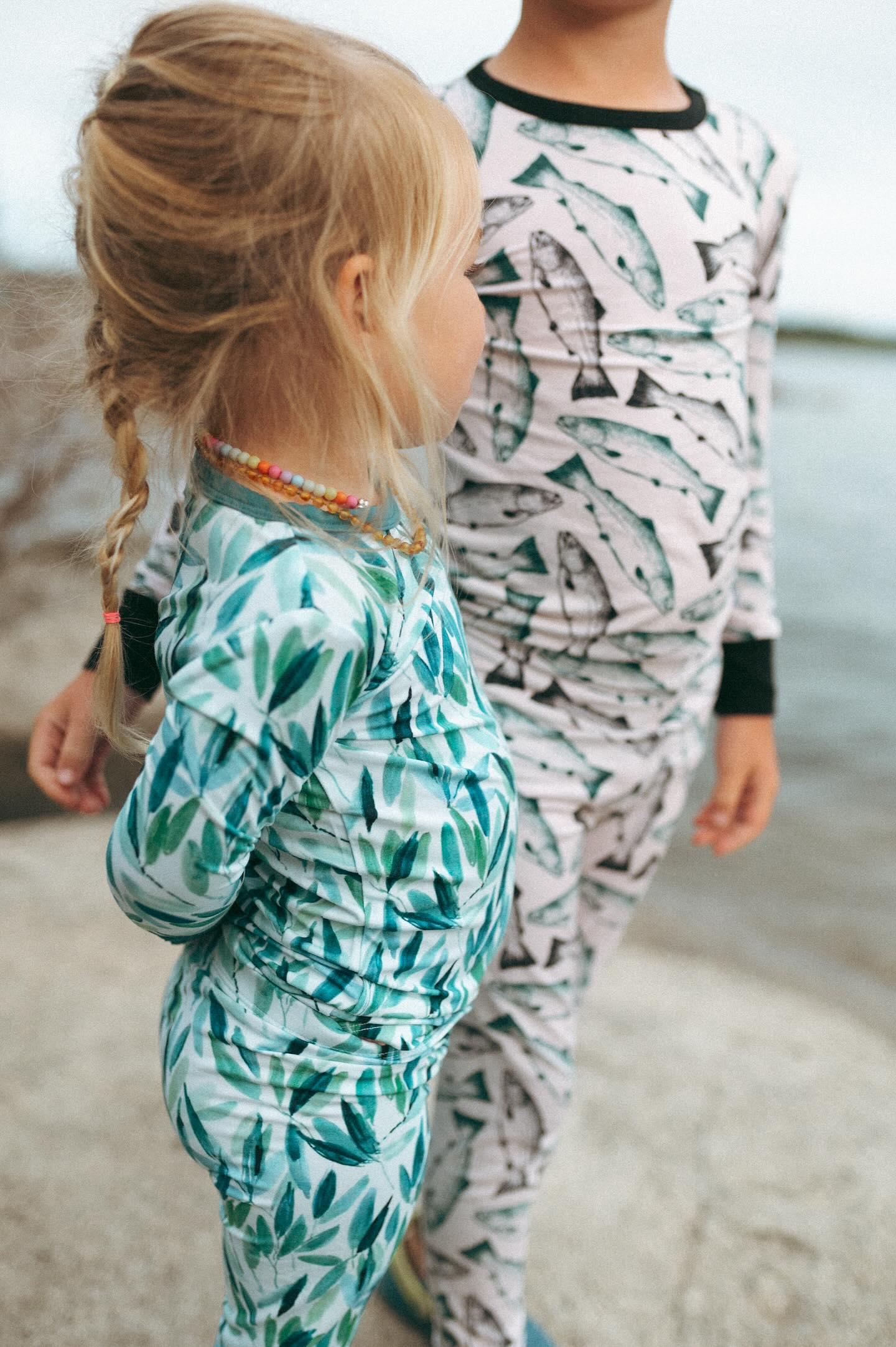 Teal Rainforest | 2 Piece PJ | FINAL SALE