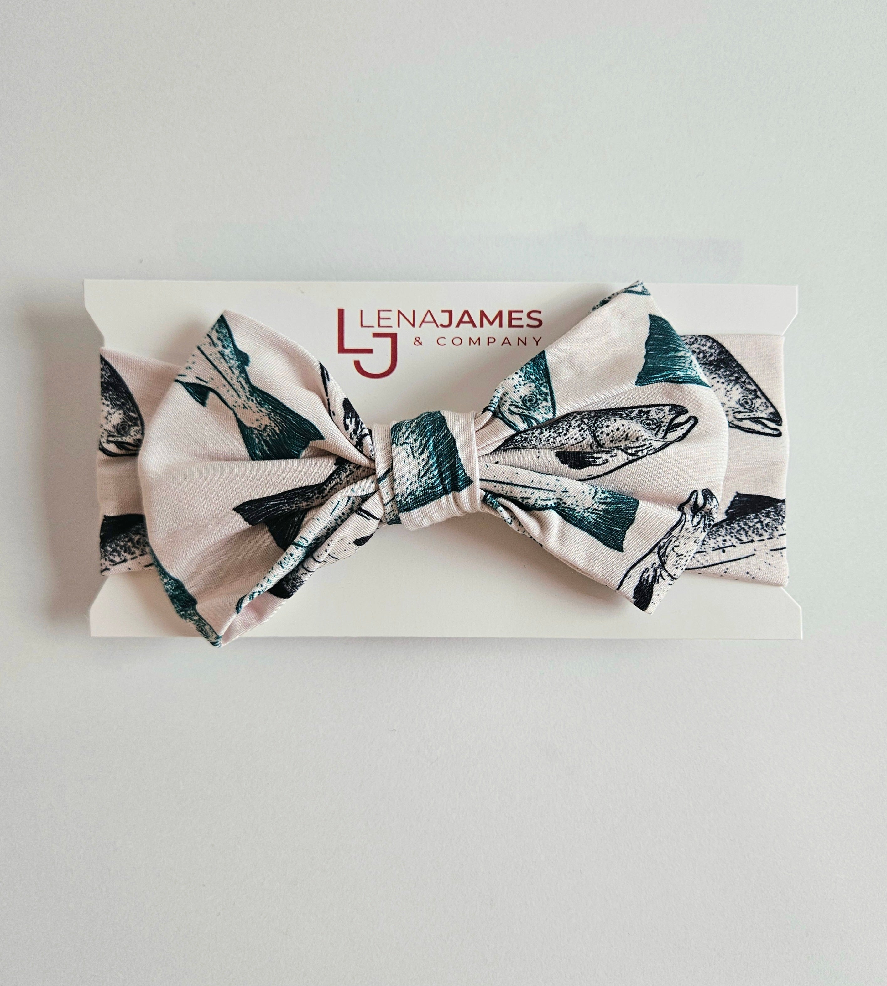 Wild Alaskan Salmon | Bow Headband