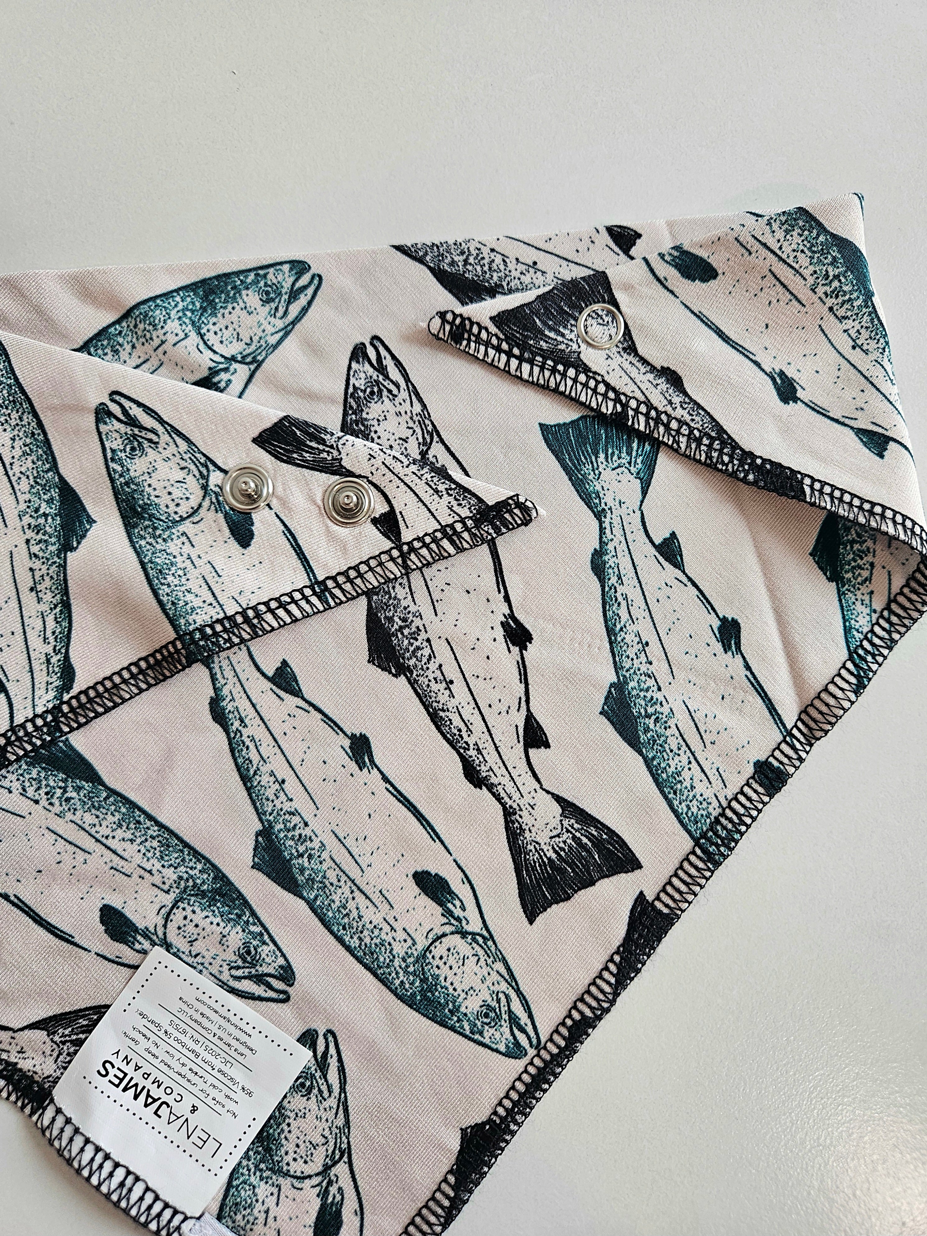 Wild Alaskan Salmon | Bandana Bib