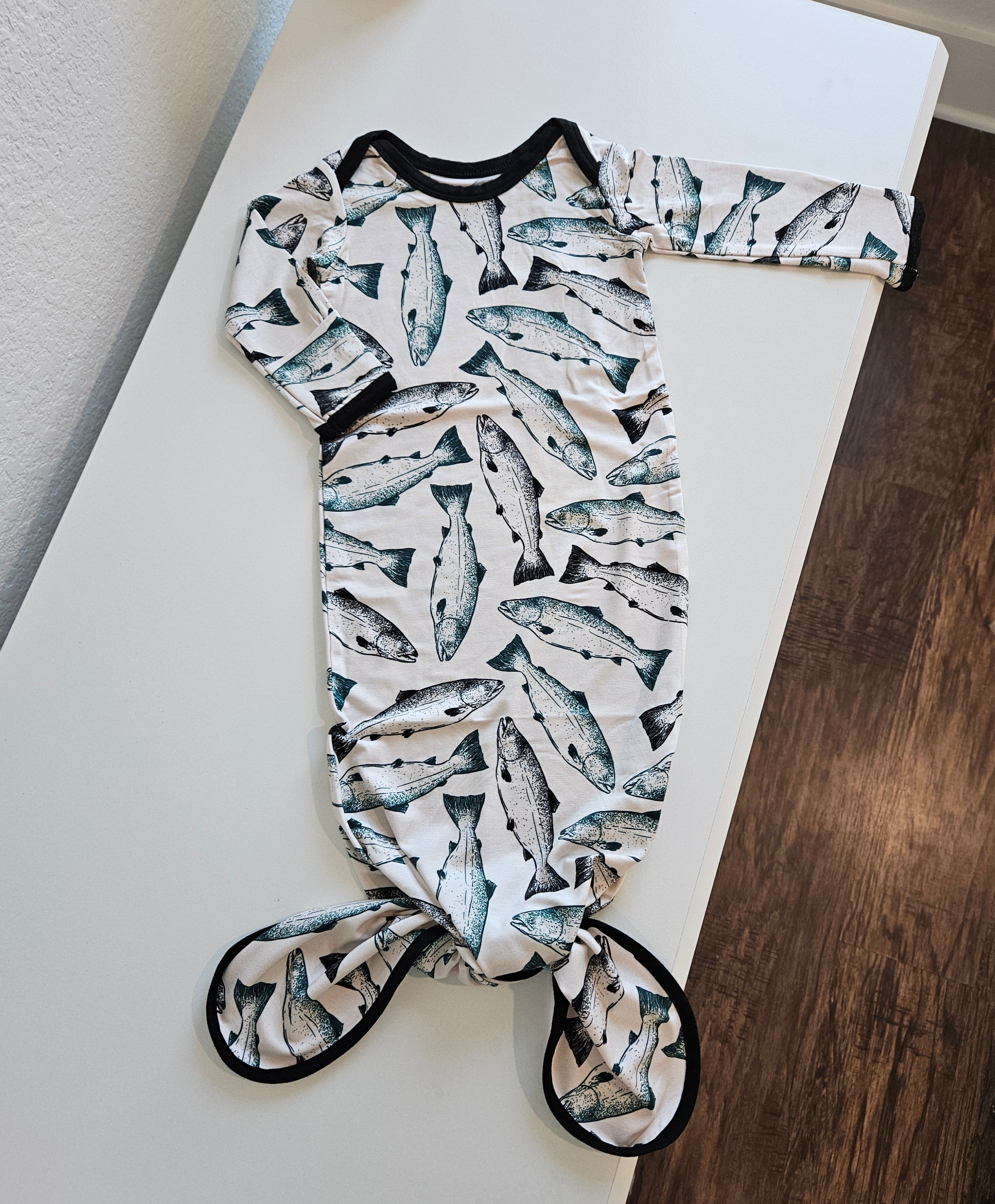 Wild Alaskan Salmon | Knotted Gown