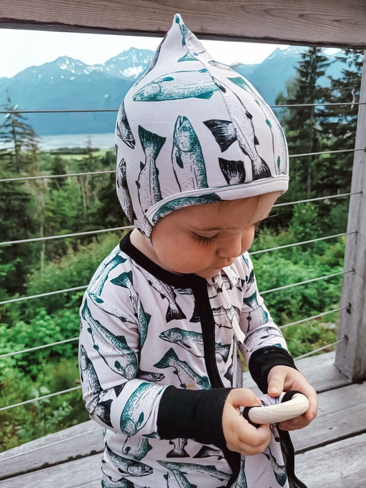 Wild Alaskan Salmon | Baby Pixie Hat
