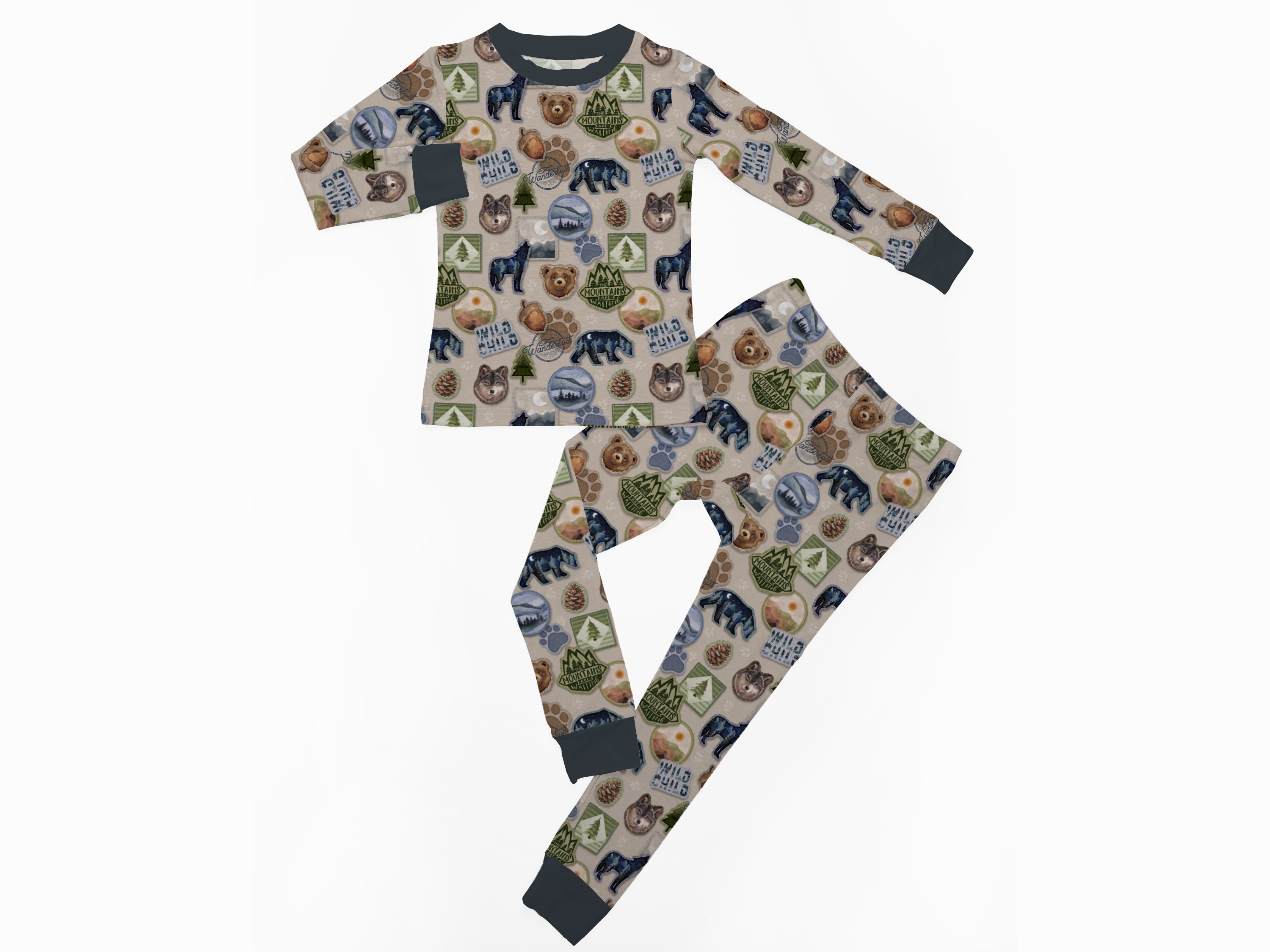 Wild Child | 2-Piece Long-Sleeve PJ Set