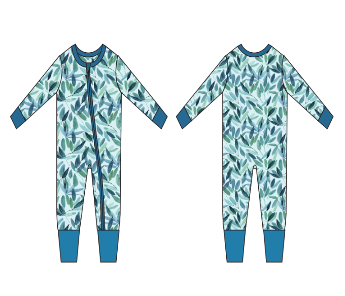 Teal Rainforest | Grow-With-Me Zippy | FINAL SALE