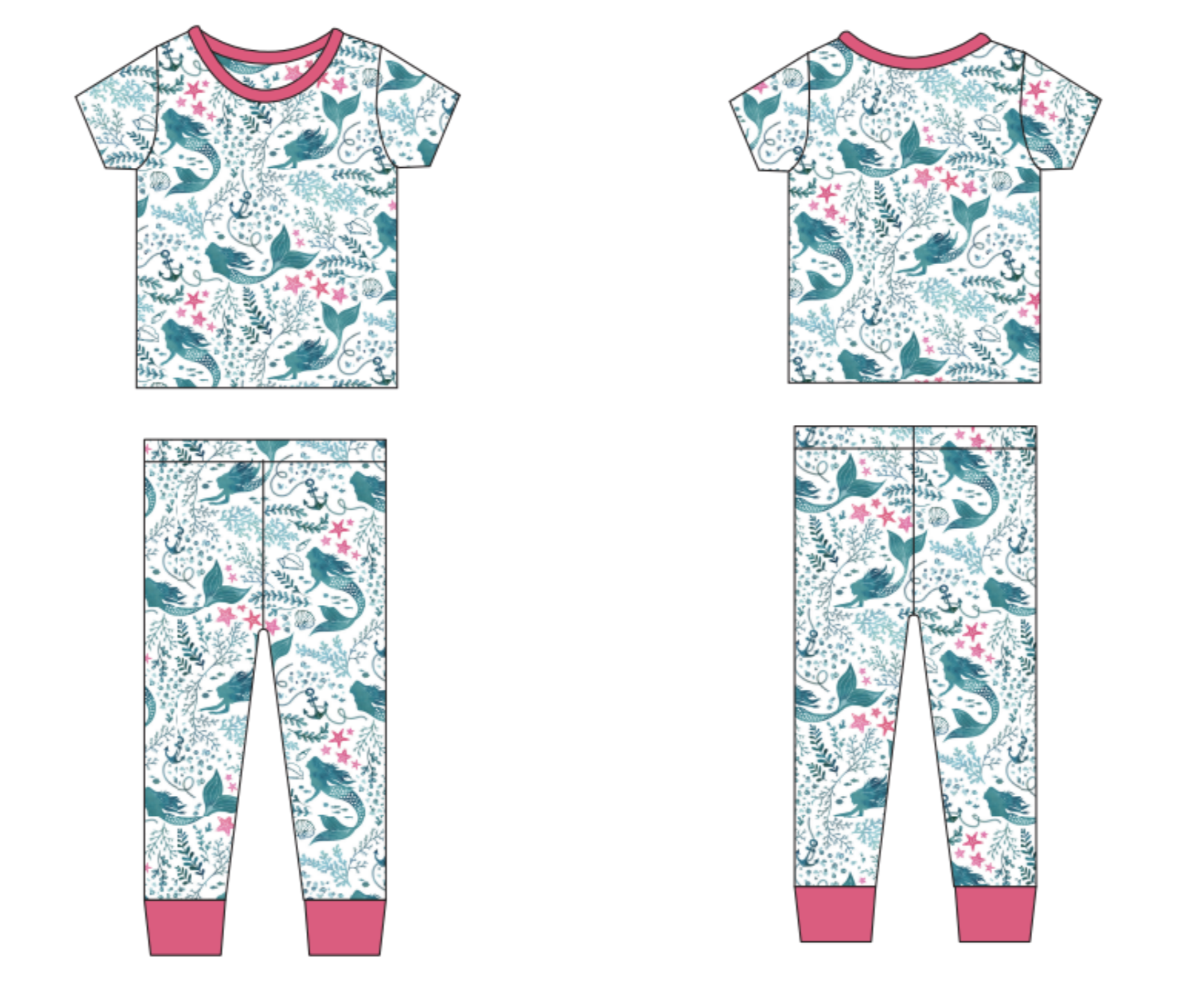 Under the Sea | 2-Piece PJ Short-Sleeve