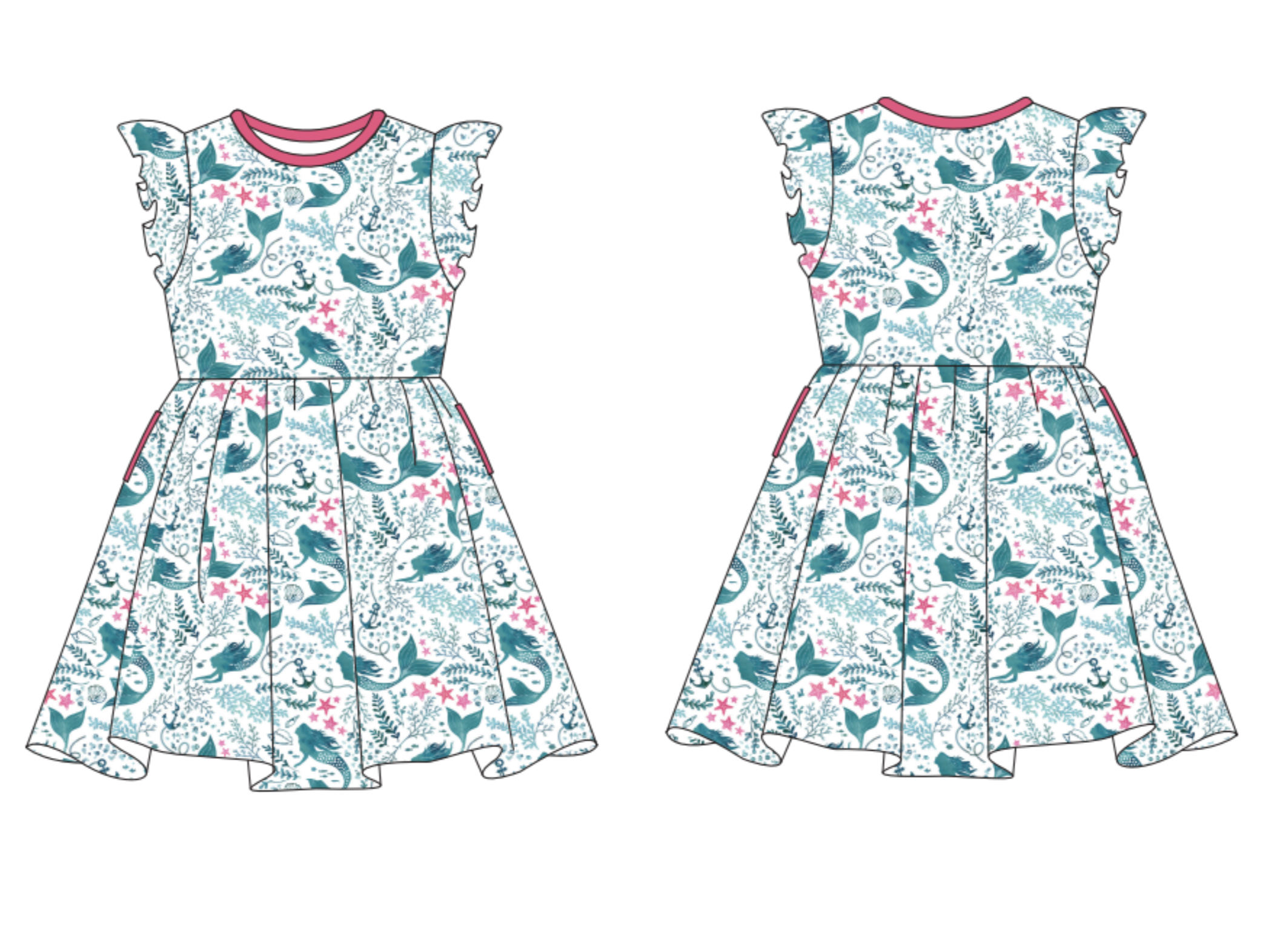 Under the Sea | Isla Dress | FINAL SALE